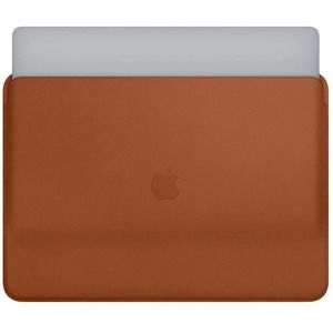Apple - MRQV2ZM/A Leather Sleeve (for 15-inch MacBook Pro) – Saddle Brown